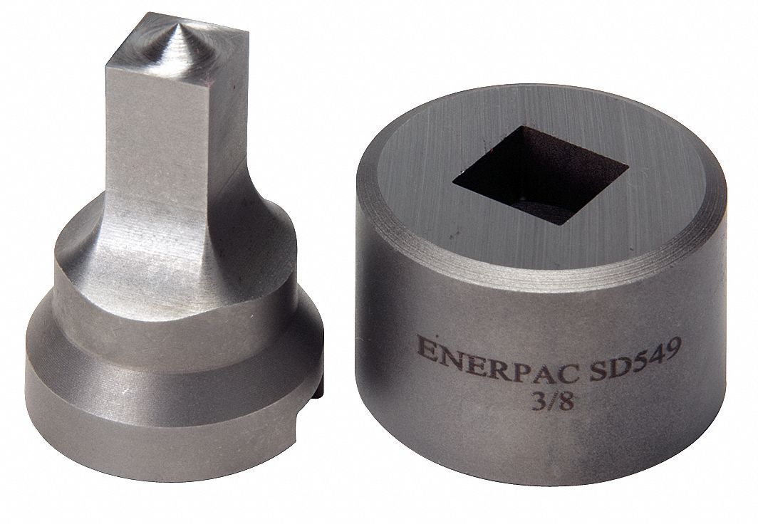 ENERPAC Punch and Die Set, 5/16, Square 46C550SPD549 Grainger