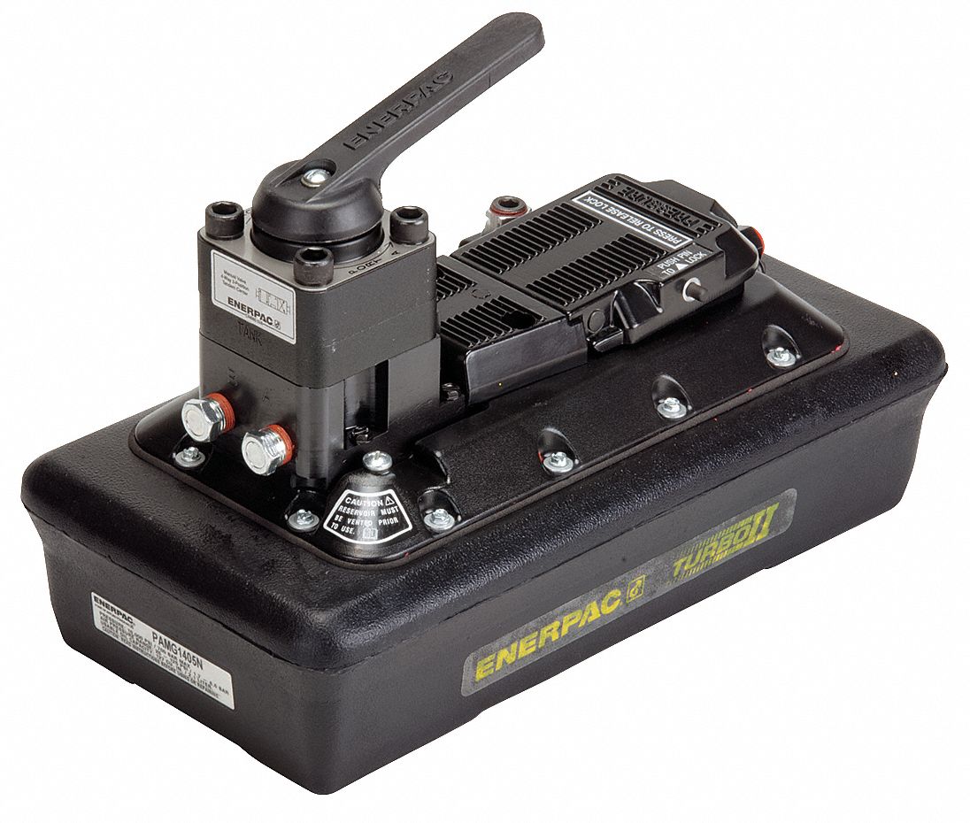 HYDRAULIC PUMP,AIR POWERED,1 GAL