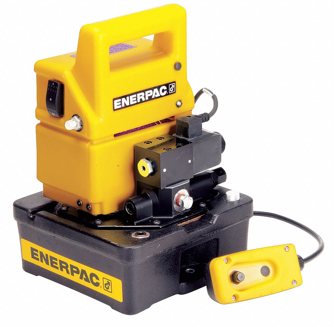 ENERPAC Hydraulic Pump with Dump Control Valve - 46C555 ... enerpac wiring diagram 