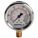 PRESSURE GAUGE, BOTTOM MOUNT, GLYCERIN-FILLED, 0-1000 PSI, 1/4 IN, 2 1/2 IN, SS/COPPER