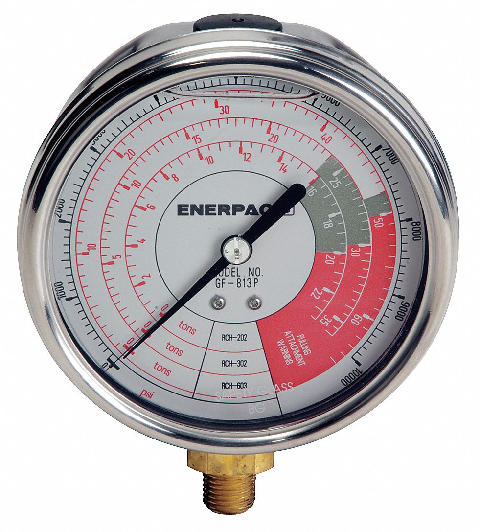 JAUGE,LIQUIDE CHARGE,LB/PO²-LB 1/4NPT