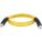 HYDRAULIC HOSE ASSEMBLY, ¼ IN ID, NPTF X NPTF, 10 FT L, YELLOW, ⅜ X ⅜ IN FITTING