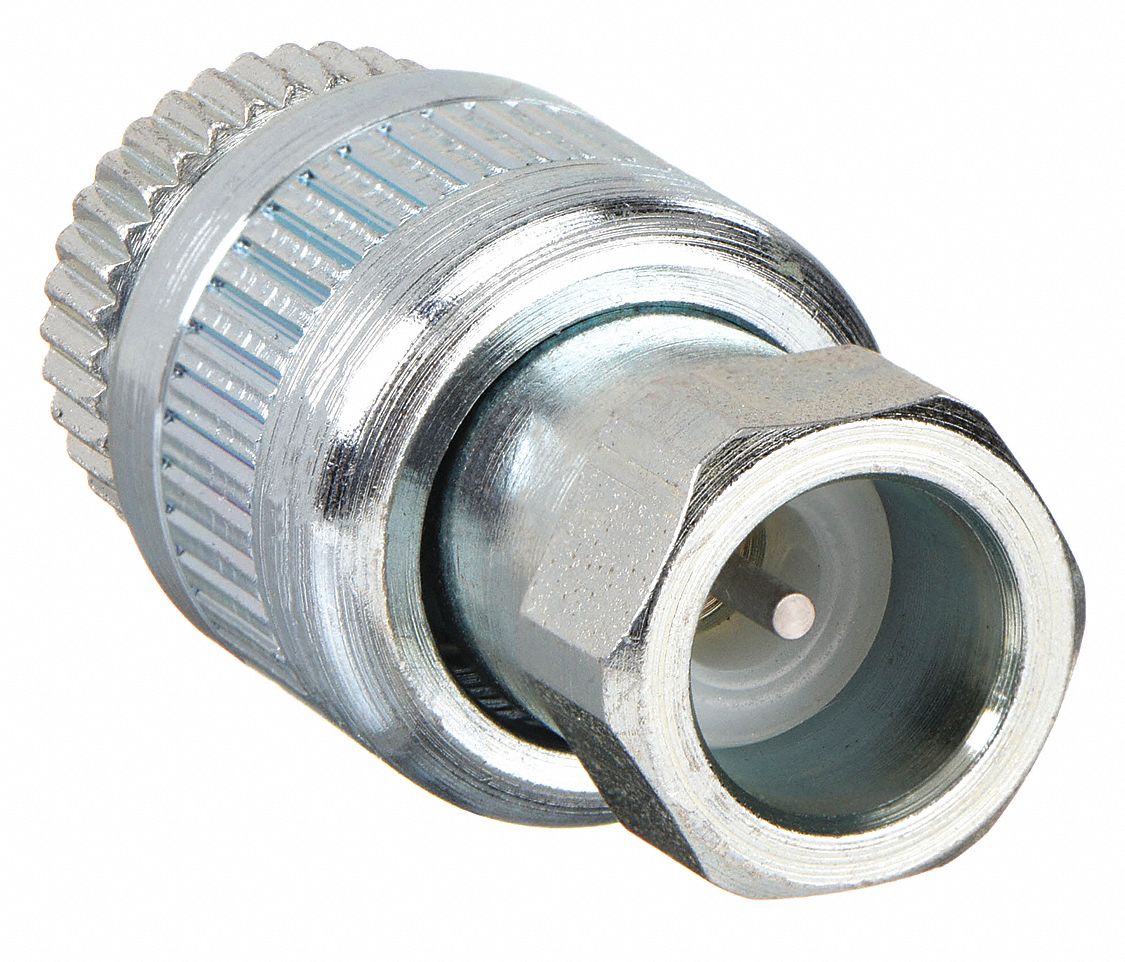 HYDRAULIC QUICK CONNECT HOSE COUPLING, ¼ IN COUPLING SIZE, STEEL, 7.57 LPM MAX. FLOW RATE