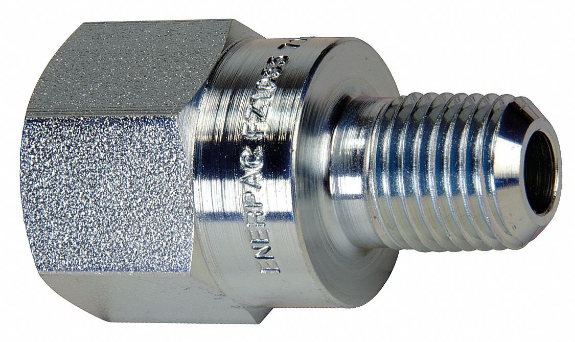 hydraulic hose adapter fitting steel material grainger close
