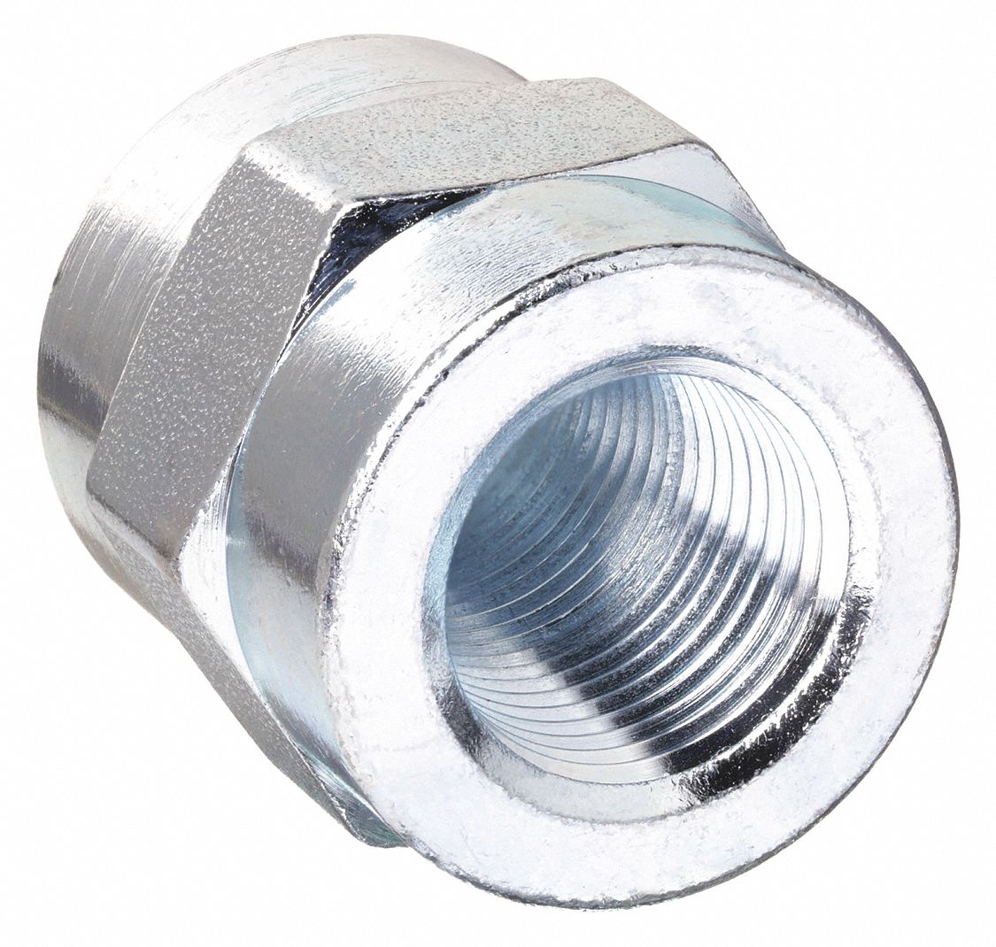 HYDRAULIC HOSE ADAPTER, ⅜ X ⅜ IN FITTING, FEMALE X FEMALE, NPTF X NPTF X NPTF, RIGID