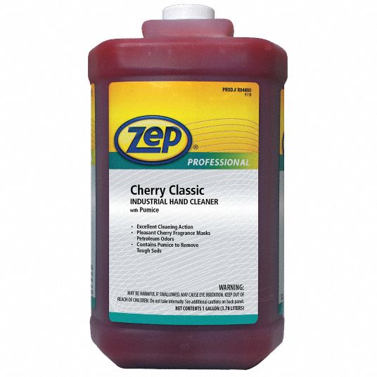 Cherry, Liquid, Hand Cleaner, 1 gal, Cartridge, Industrial Hand Cleaner, PK  4 - Grainger