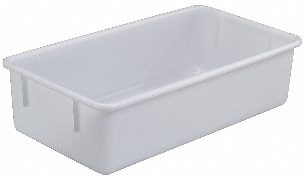 Sterilizing Tray: Polypropylene, 5 in Overall Ht, Rectangular, 10 1/2 in Overall Wd, Sterile