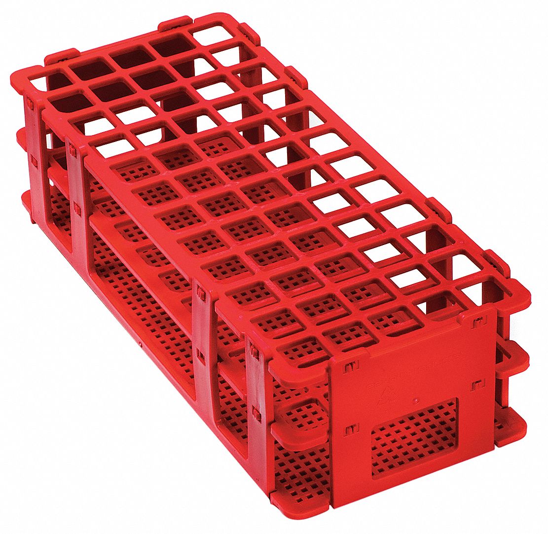 4 1/8 in Overall Wd, 2 1/2 in Overall Ht, Tube Rack - 46C883|F18746 ...