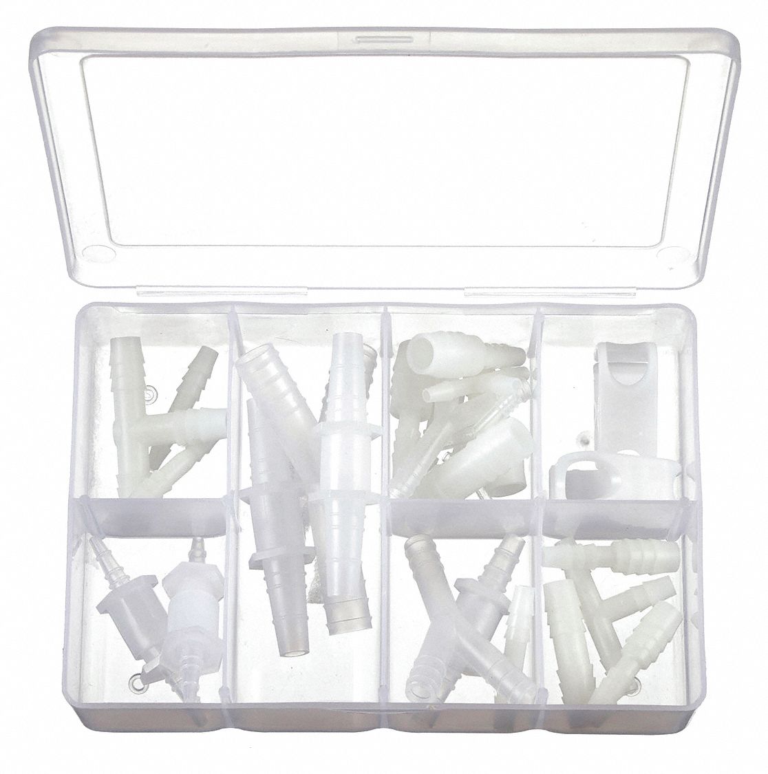 Tubing Connector Kit, Translucent, PK72
