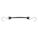 BUNGEE STRAP, S-HOOK, 3 IN HOOK L, POLYURETHANE, 1½ IN W, 6 IN L, BLACK