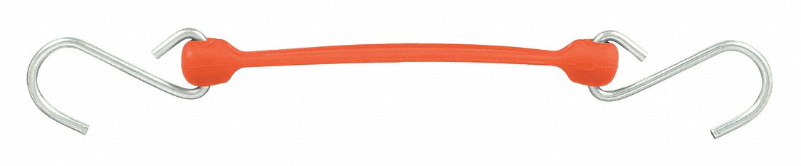 SANGLE ELASTIQUE,ORANGE,LO 12 PO