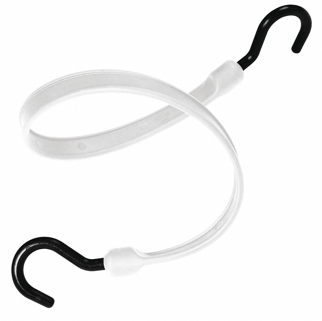 THE BETTER BUNGEE White Polyurethane Bungee Strap with JHooks, Bungee