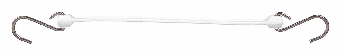 SANGLE ELASTIQUE,BLANC,LO 18 PO