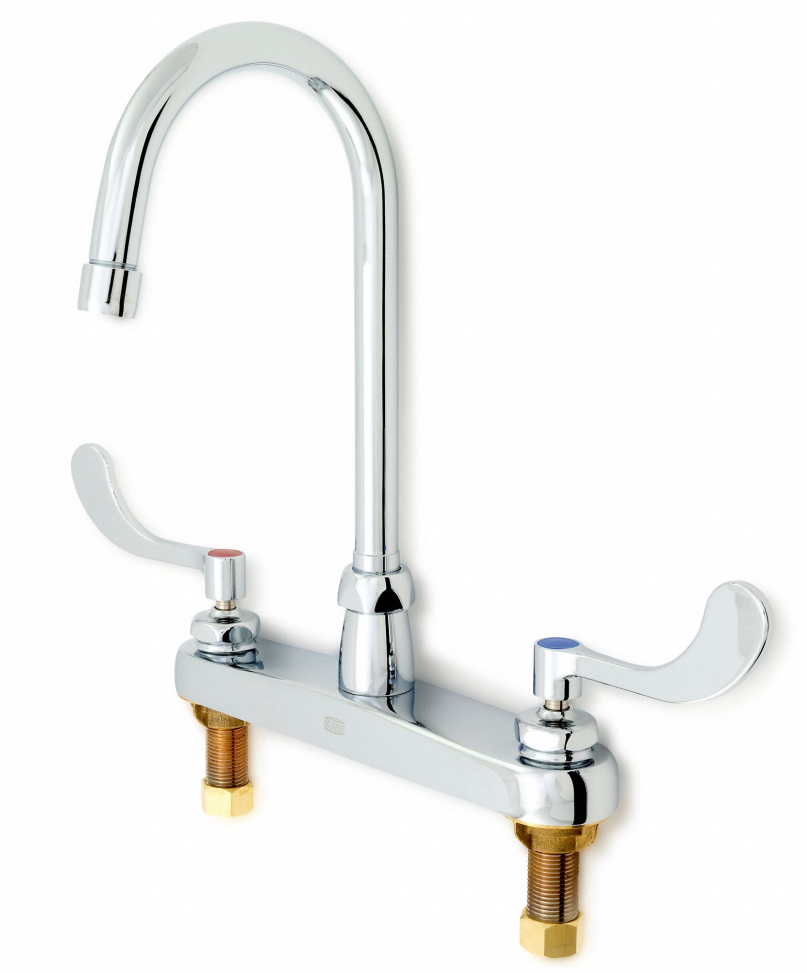 ZURN Chrome, Gooseneck, Bathroom Sink Faucet, Kitchen Sink Faucet