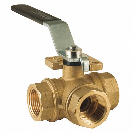 Extended Stem Lever Operated Brass Valve 3/4” 