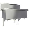 Wall-Mounted, One-Person Hand Sinks & Hand Wash Stations Without Faucets