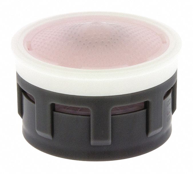 Insert: 1.2 gpm Flow Rate, Aerated Flow Outlet, Plastic, Acetal Finish