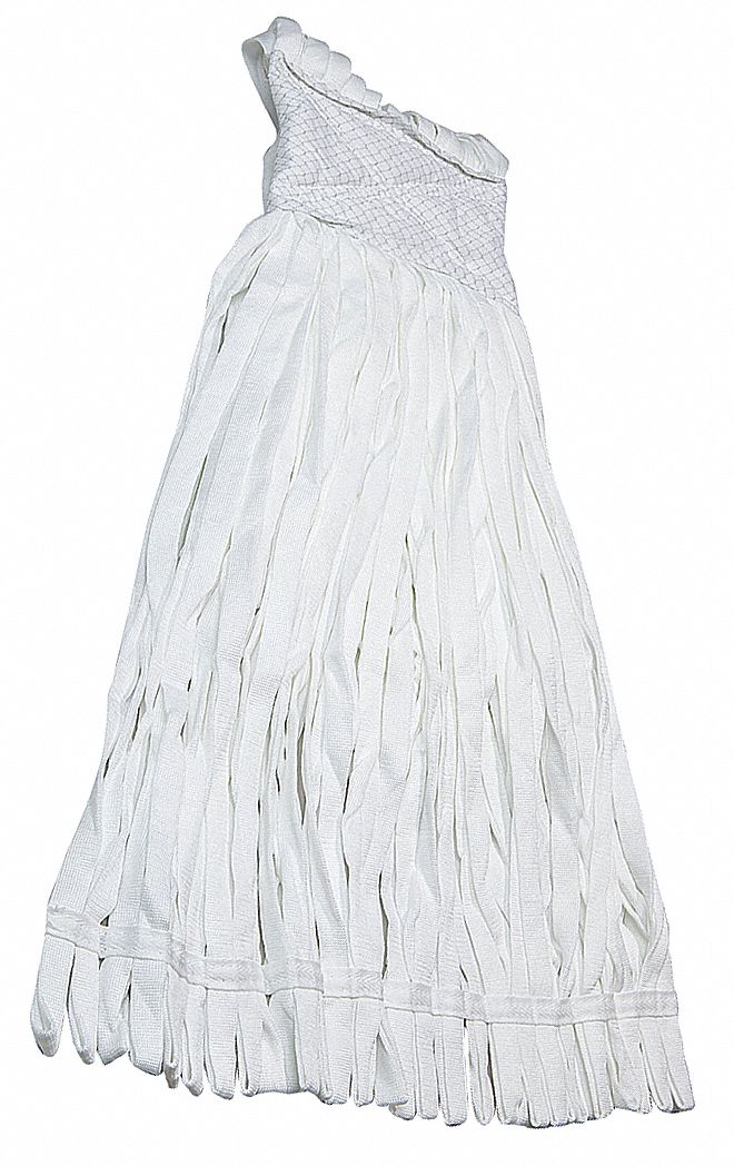 STRING MOP HEAD, POLYESTER, WHITE