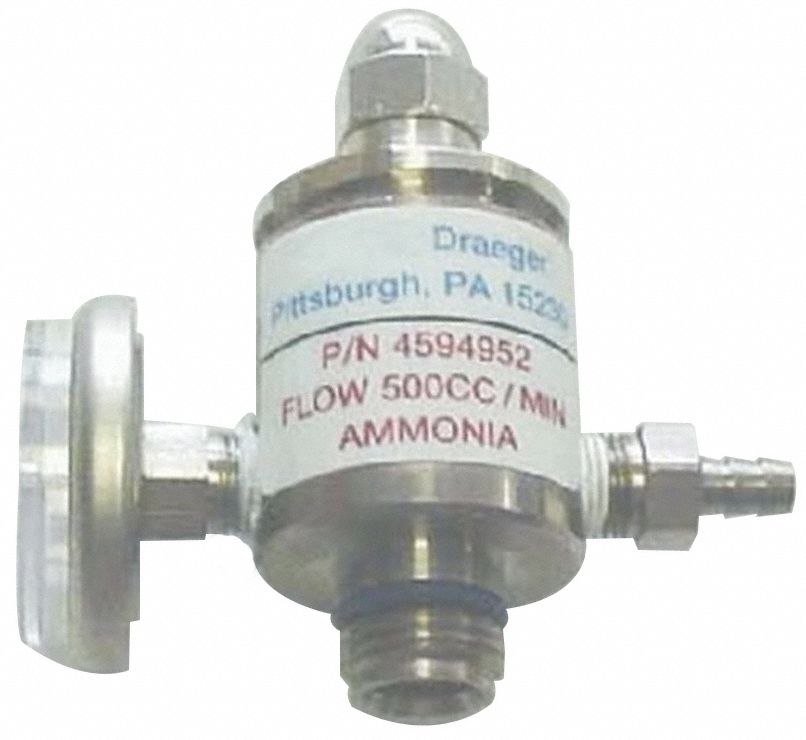 DRAEGER Gas Regulator, Flow Rate Demand Flow 46D3294594952 Grainger