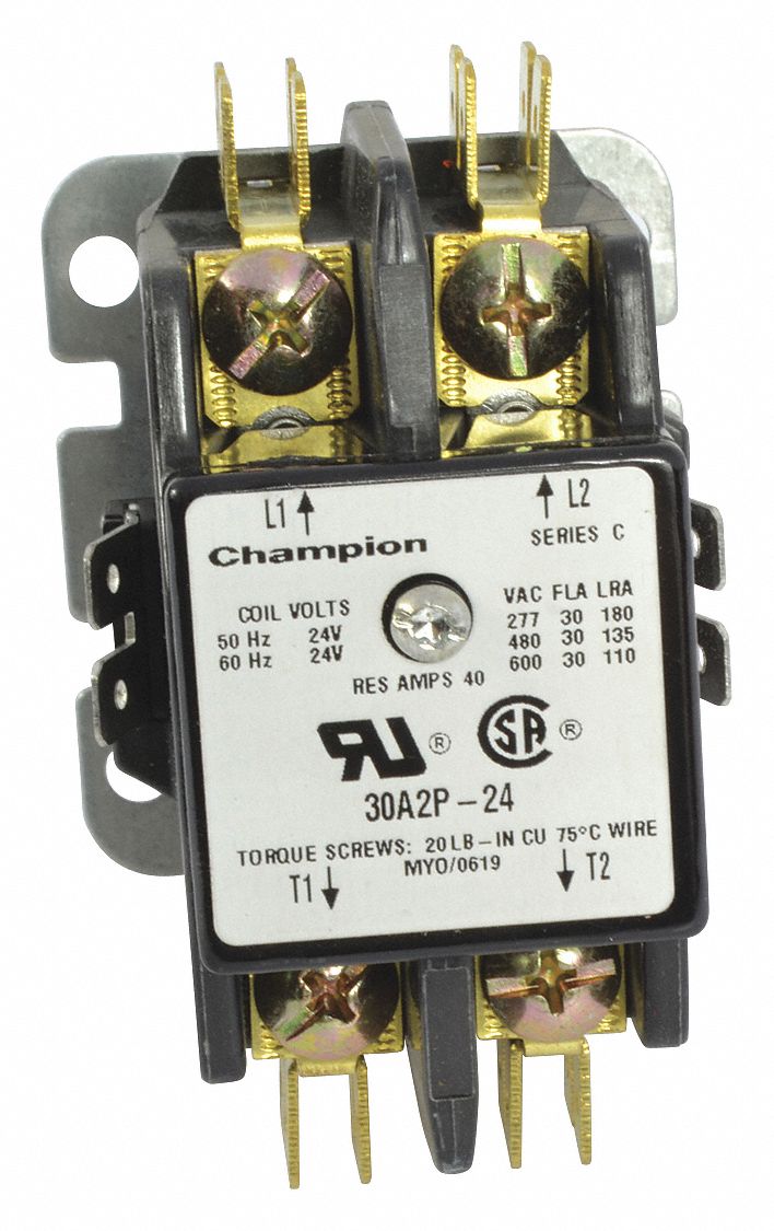 DAYTON Heater Contactor, For Use With Grainger Item Number 6E813, 6E814