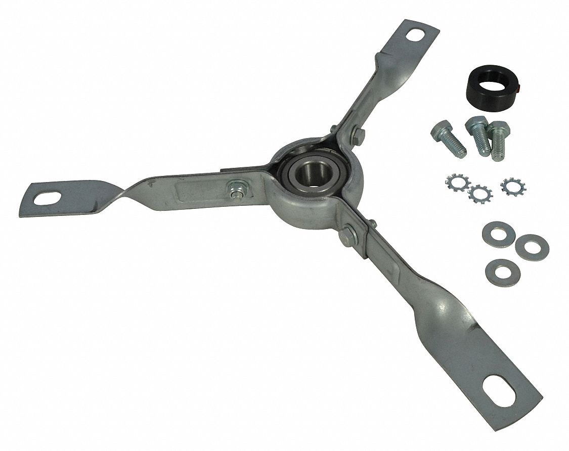 For Use With 5NRD1, Galvanized, Bearing Bracket Assembly 46D645