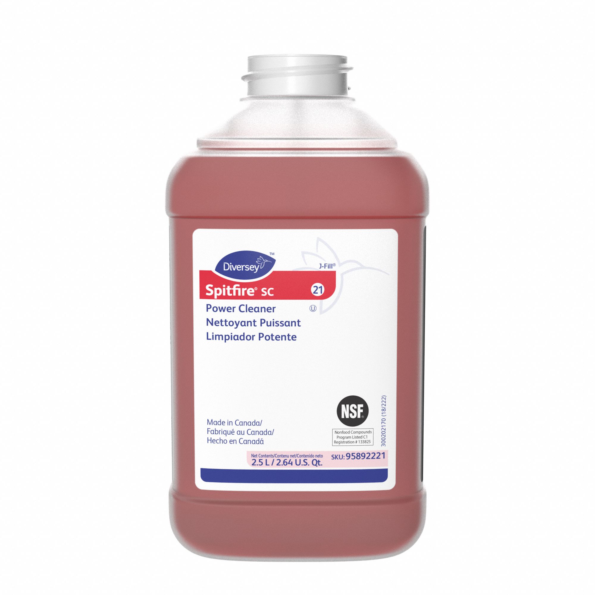 DIVERSEY, Spitfire, 21, Butyl All Purpose Cleaner - 46E776|95892221 ...
