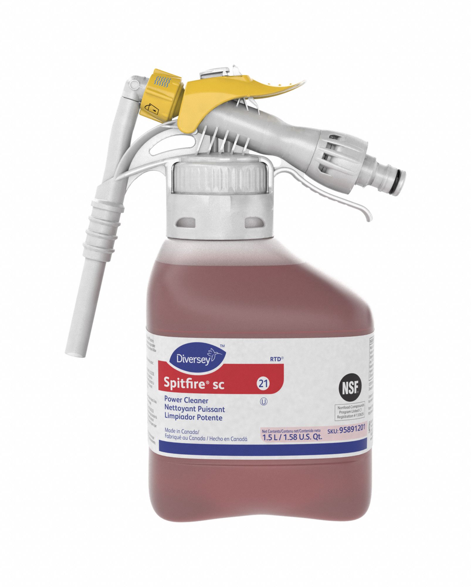 DIVERSEY, Spitfire, 21, Natural Solvent Cleaner - 46E777|95891201 ...