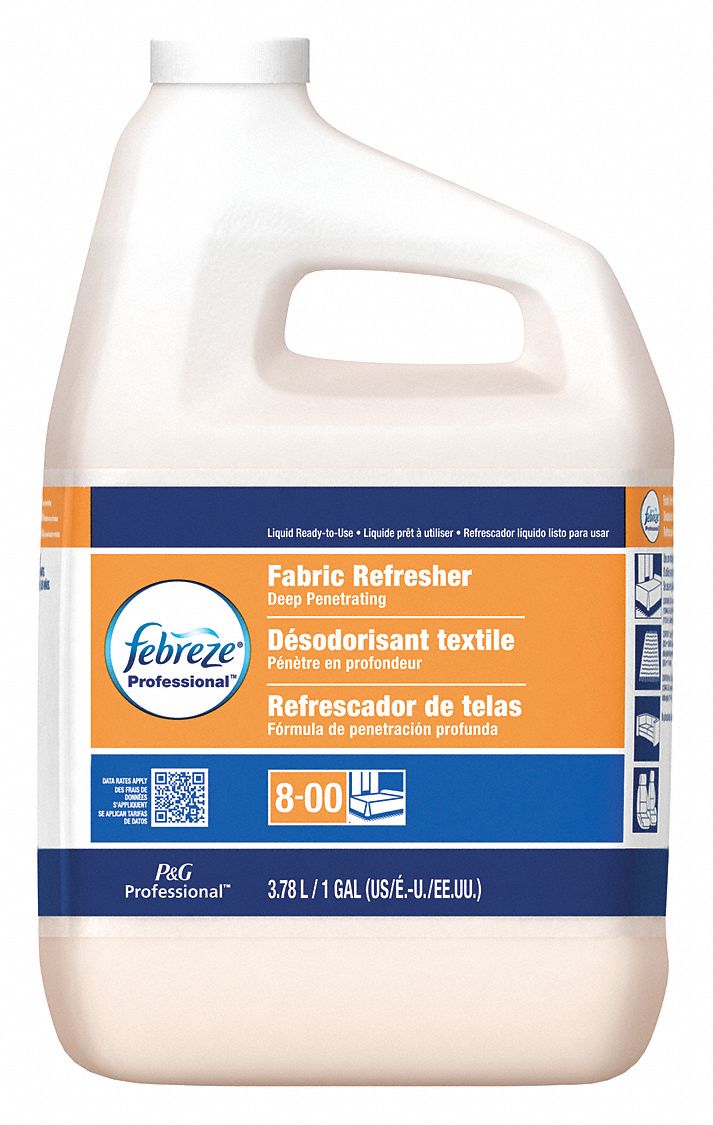Fabric Refresher: Fabric Fresheners, Jug, 1 gal Container Size, Liquid, Concentrated, 3 PK