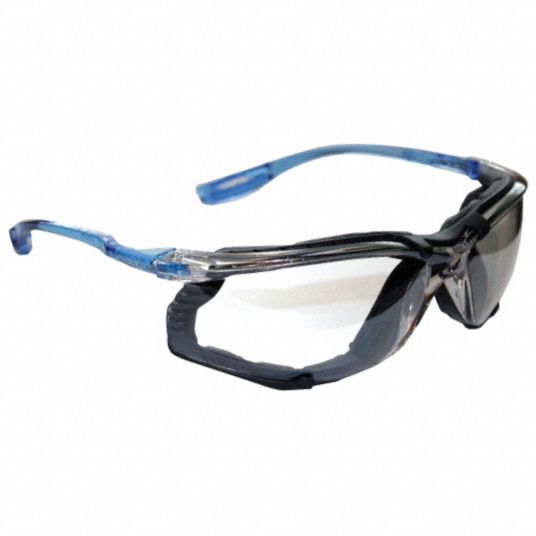 3m Safety Glasses Anti Fog Anti Scratch No Foam Lining Wraparound Frame Frameless Gray