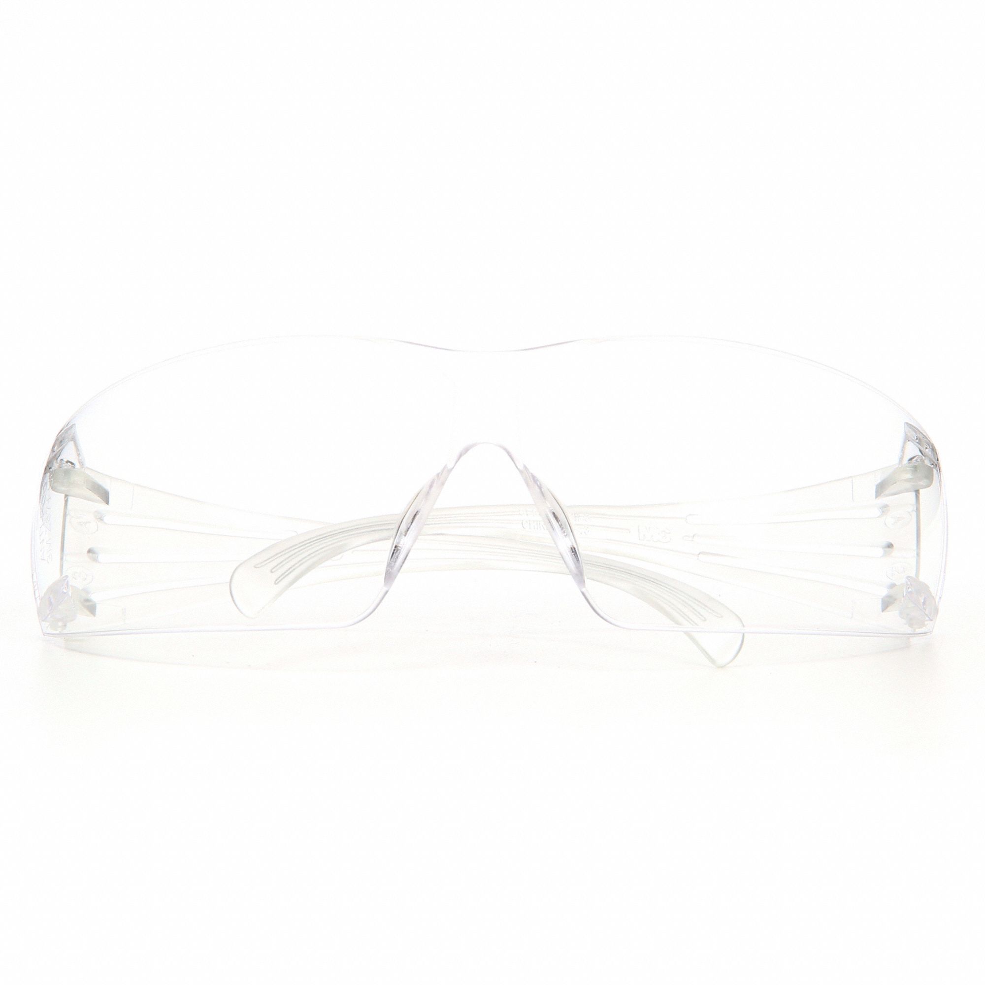 3m Safety Glasses Anti Fog Anti Scratch No Foam Lining Wraparound Frame Frameless Clear 9518