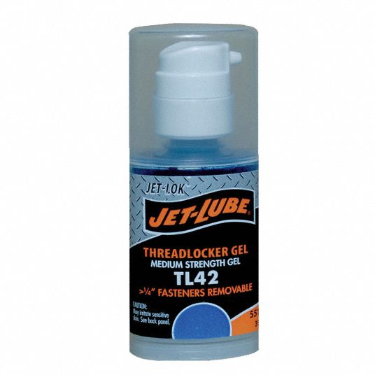 JET-LUBE, TL42, Blue, Threadlocker - 46F417|55163 - Grainger