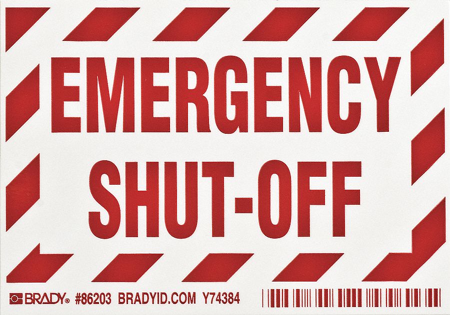 ETIQUETTE ARRET D URGENCE AI 5/PQ