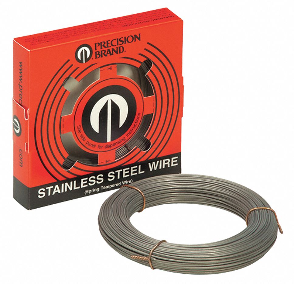 Stainless Steel Hard Wire - 302 - 0.051 inch/1,3 mm - 289,75 feet