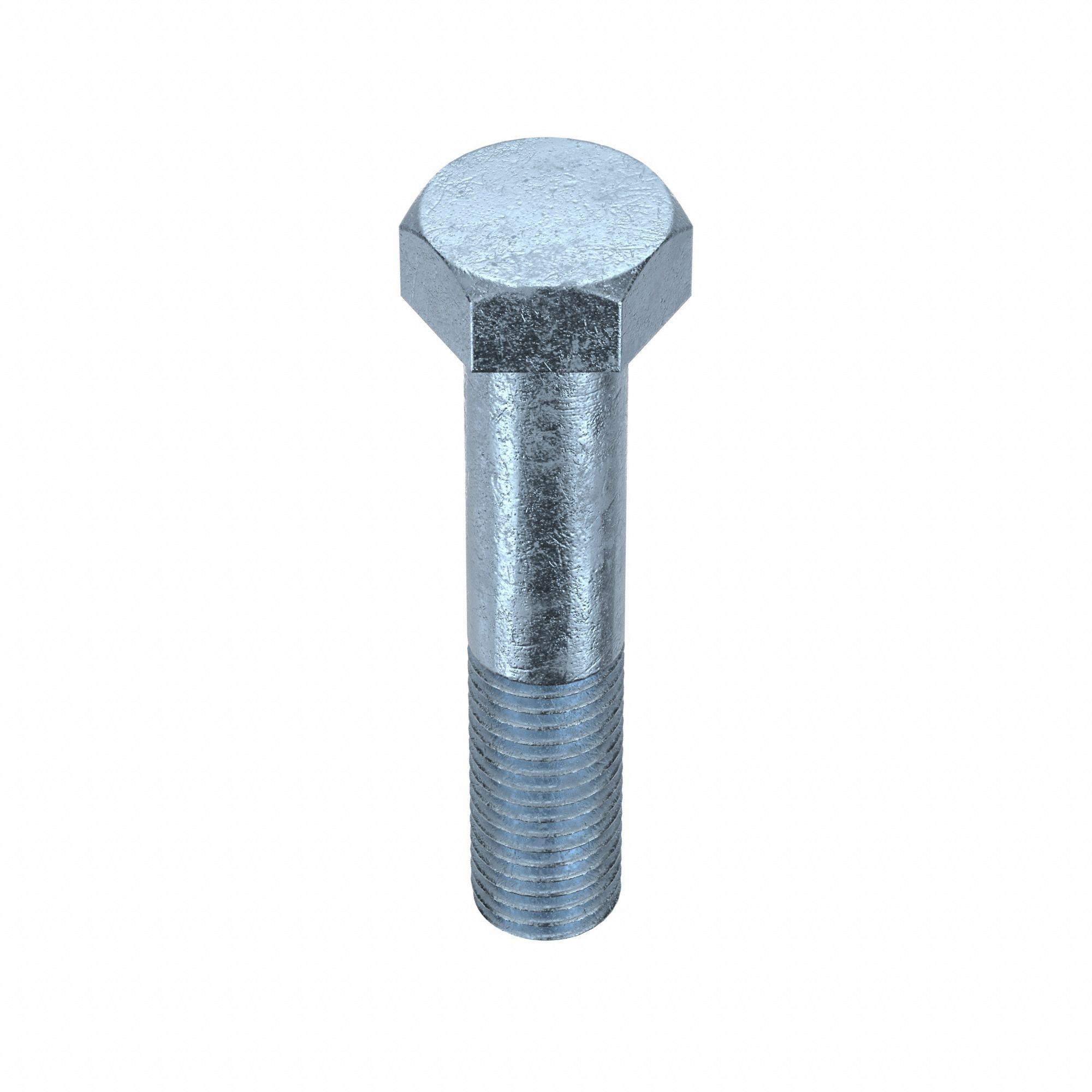 Hex Head Cap Screw: Steel, Grade 5, Zinc Plated, 3/4"-10, Coarse, 3 3/4 in lg, Made in USA*, 5 PK