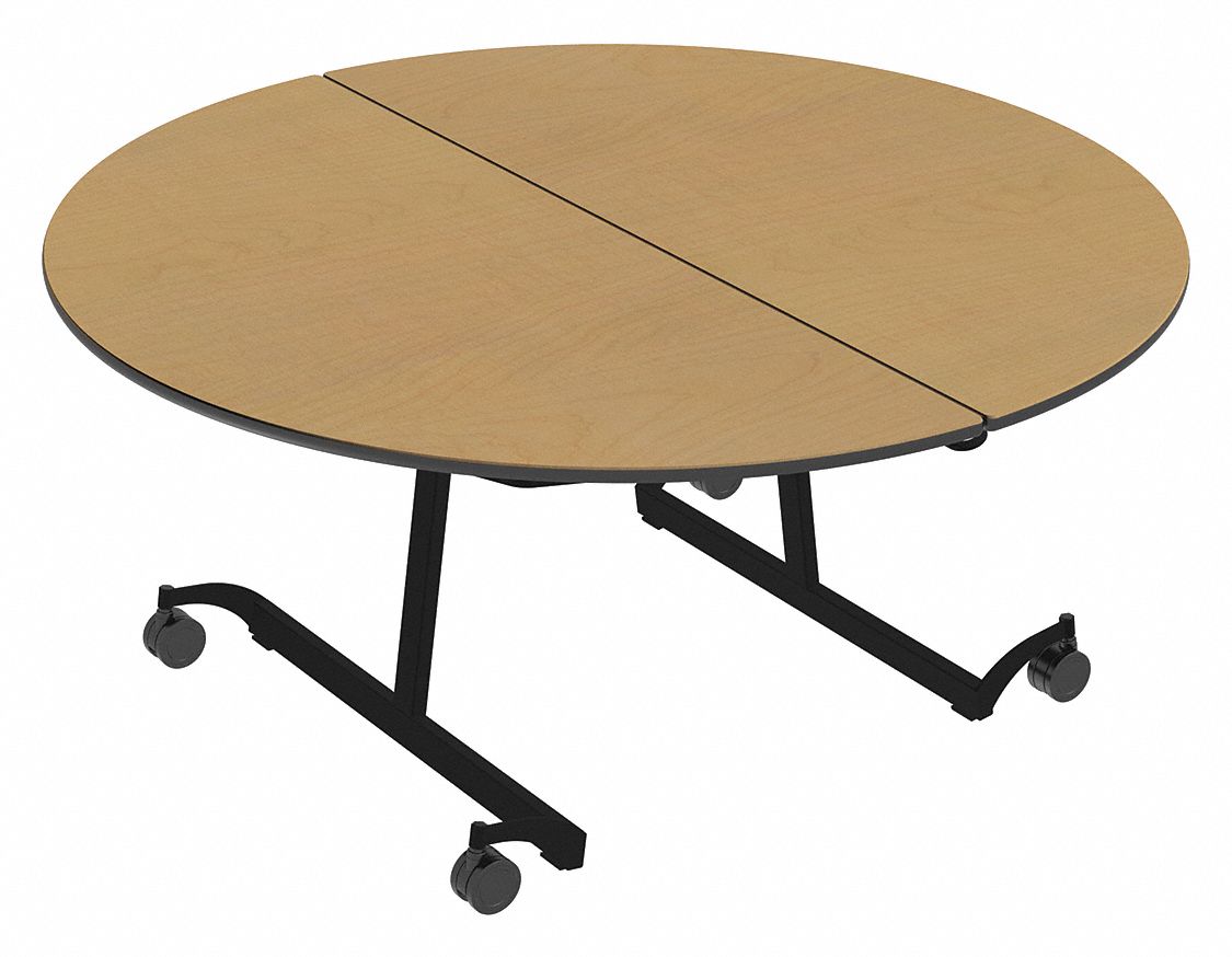 PALMER HAMILTON, 60 in Dia, 29 in Ht, Mobile Cafeteria Table -  46FT63|22MT132960RD-MT - Grainger