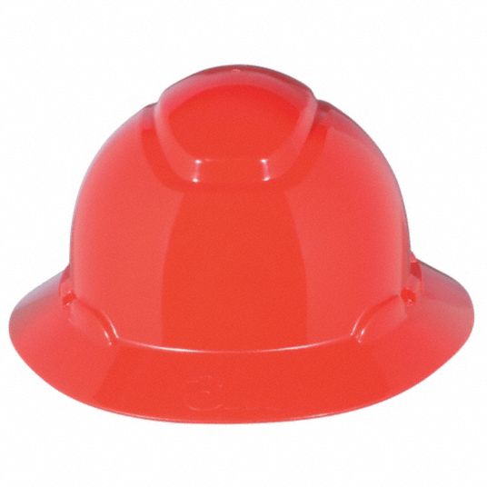 3M, Red, No Graphics, Hard Hat - 46G034|H-805R - Grainger