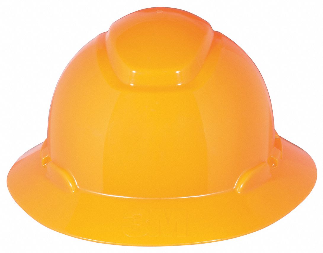 3M Hard Hat Full Brim Head Protection, ANSI Classification Type 1