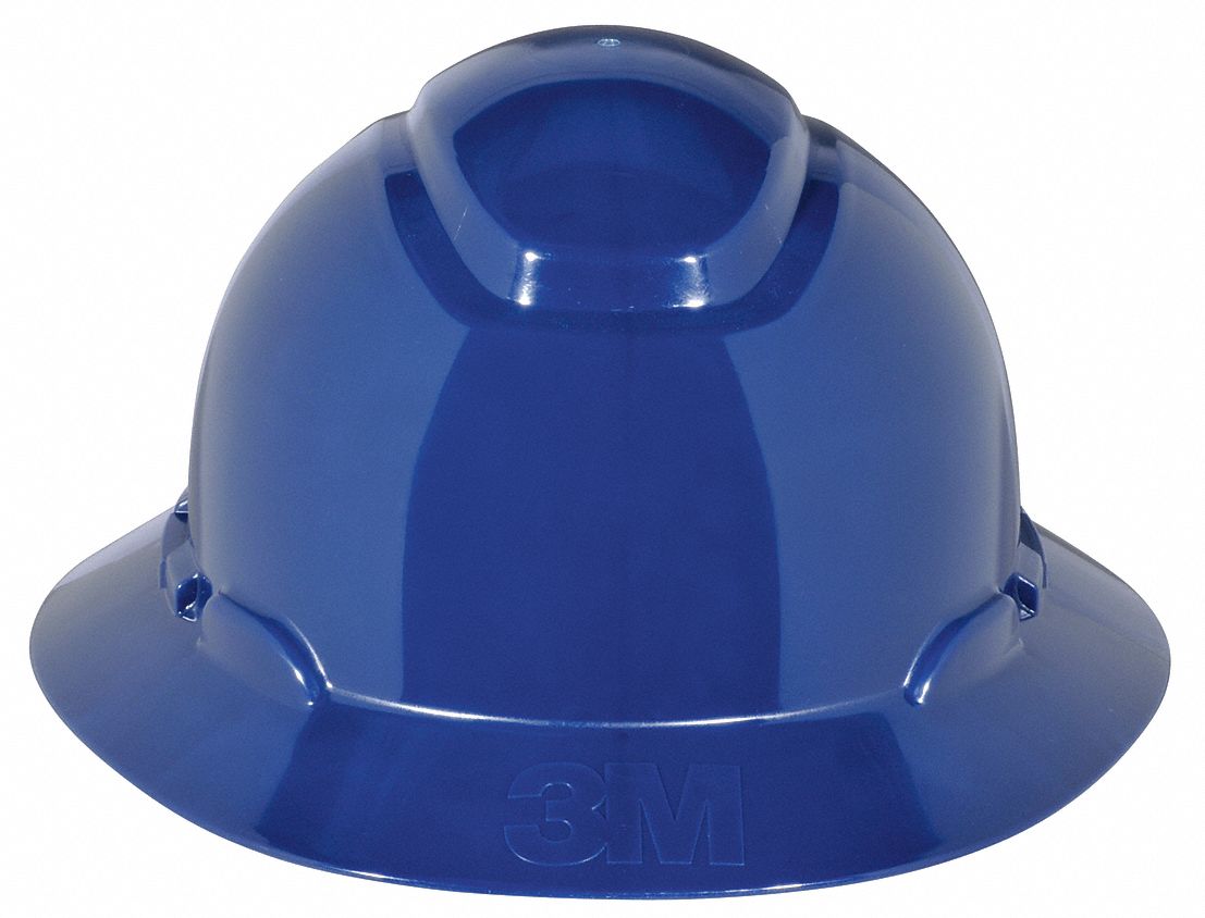 3M Hard Hat Full Brim Head Protection, ANSI Classification Type 1