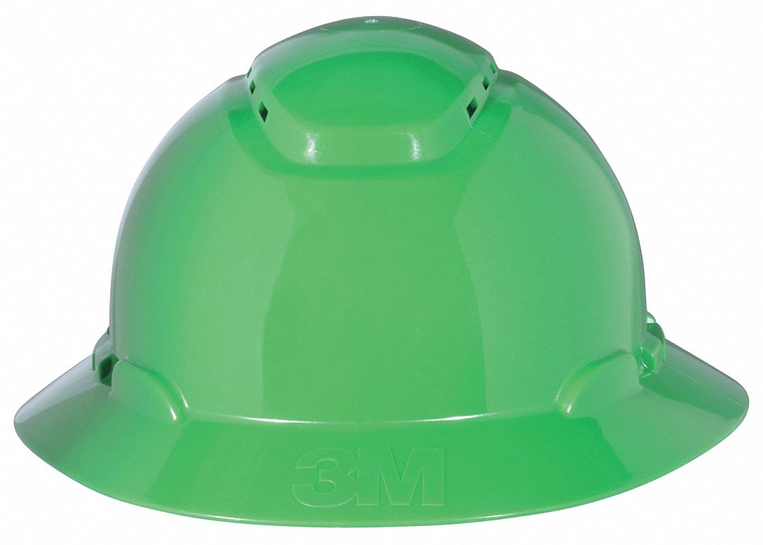 3M Hard Hat Full Brim Head Protection, ANSI Classification Type 1