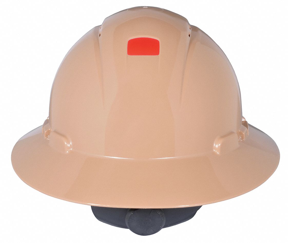 3M Full Brim, Hard Hat, Type 1, Class E ANSI Classification, H800 Uvicator®, Ratchet (4Point