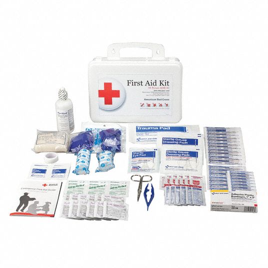 84 Pc First Aid Kit Travel Emergency Medical Case Bandages Pads Wound —  AllTopBargains
