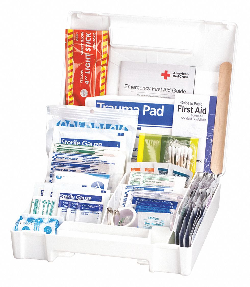 First Aid Kit w/House 138pcs 2.5x8 WHT