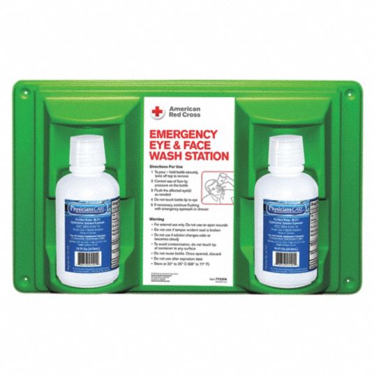 FIRST AID ONLY Eye Wash Station, (2) 16 oz Bottle Size, 1 ...