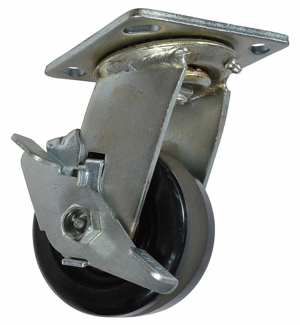 DAYTON, For 4ZJ27A, Fits Dayton Brand, Swivel Caster - 46G683|NOB-1 ...