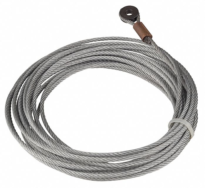DAYTON, For 4GU72, Fits Dayton Brand, Wire Rope Assembly, 20 ft. 46G792EW17 Grainger