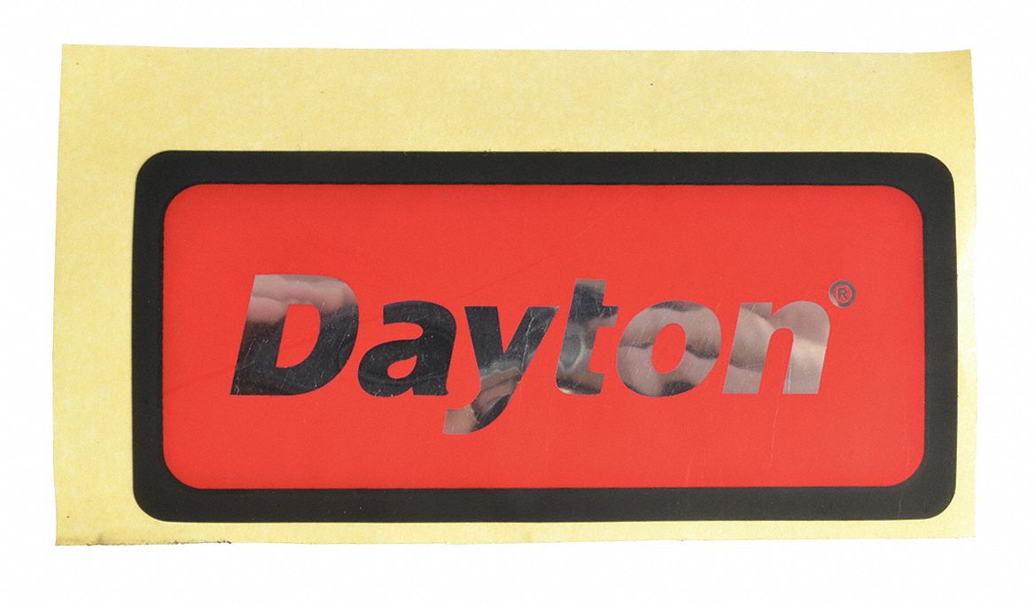 DAYTON, For 4GU72, Fits Dayton Brand, Name Plate 46G828EW55 Grainger