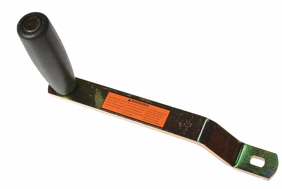 DAYTON Winch Handle For 12U359/12U360/12U365/12U366, Fits Dayton Brand