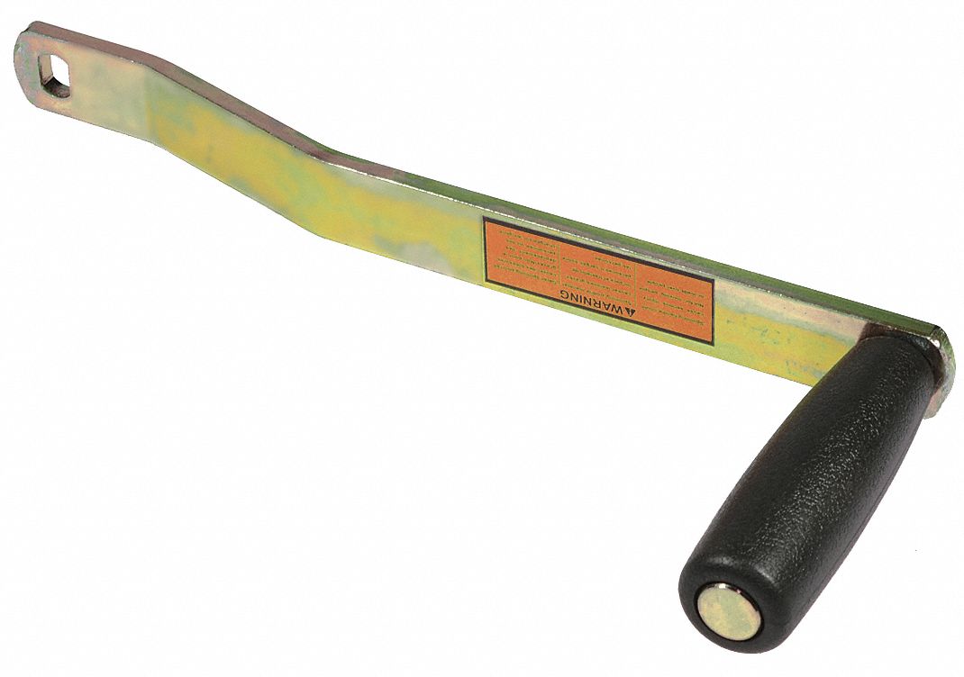 DAYTON Winch Handle For 12U381, Fits Dayton Brand 46J163