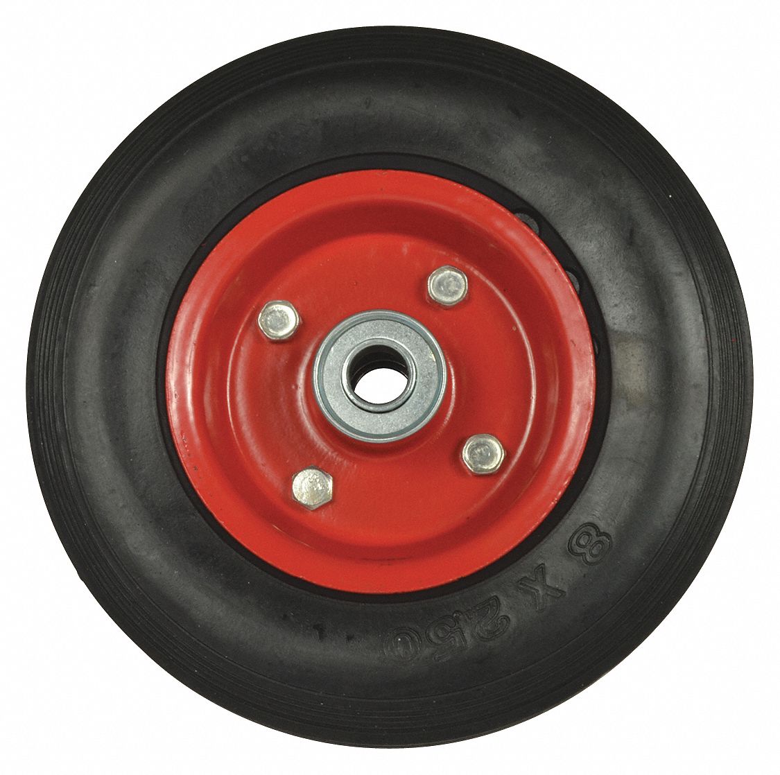 DAYTON, For 2NXA7, Fits Dayton Brand, Wheel, 8" X 2" Solid Rubber