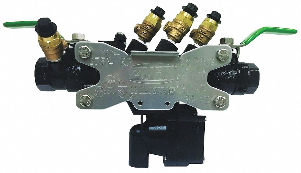 Reduced Pressure Zone Backflow Preventer: 375XLB, Std Configuration, Bronze, FNPT